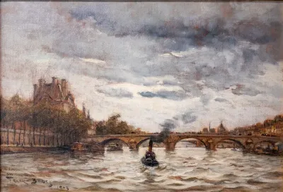 Le pont royal à Paris