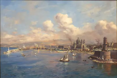 Le port de la Joliette à Marseille