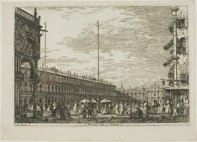 le Procuratie niove e S. Ziminian V., from Vedute