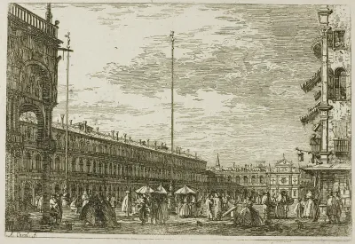 Le Procuratie niove e S. Ziminian V, from Vedute