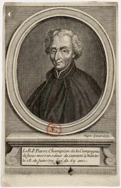 Le R. P. Pierre Champion de la Compagnie de Jésus [...] Steph. Gantrel fe.