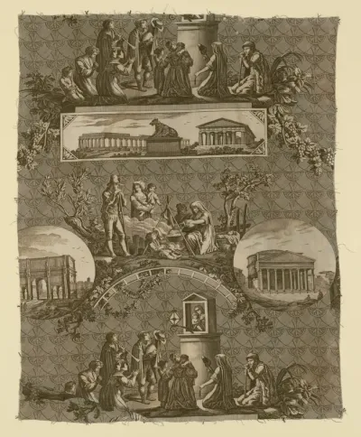 Le Romain (The Roman) (Furnishing Fabric)