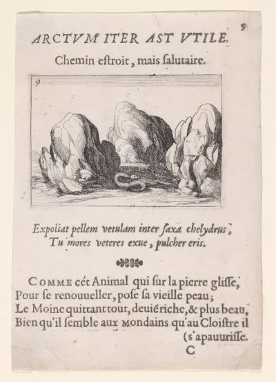Le Serpent (The Serpent), plate 9 from "Lux Claustri ou La Lumière du Cloitre" (The Light of the Cloisters)