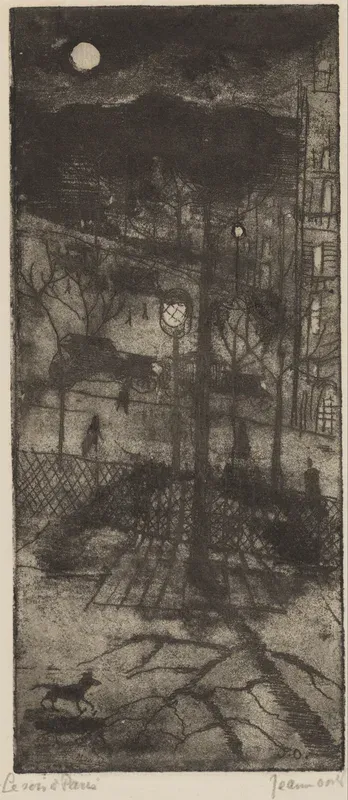 Le soir à Paris