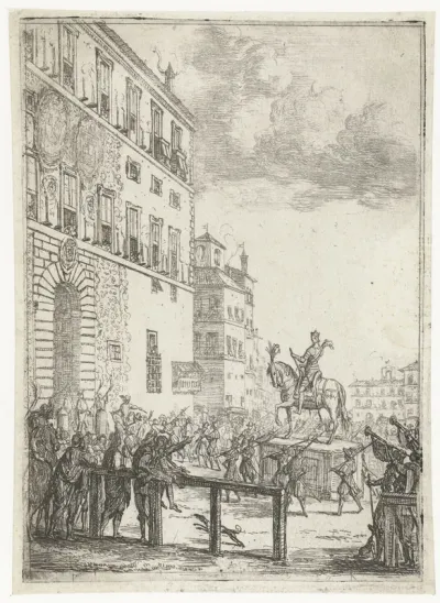 Le Statue equestre du roi des romains