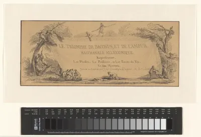 Le Triomphe de Bacchus, et de l'Amour.