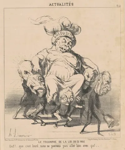 Le triomphe de la loi du 31 Mai