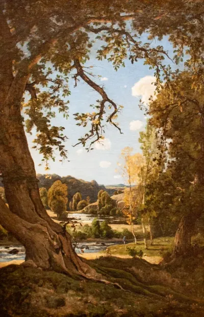Le vieux noyer. Souvenir de l'Allier