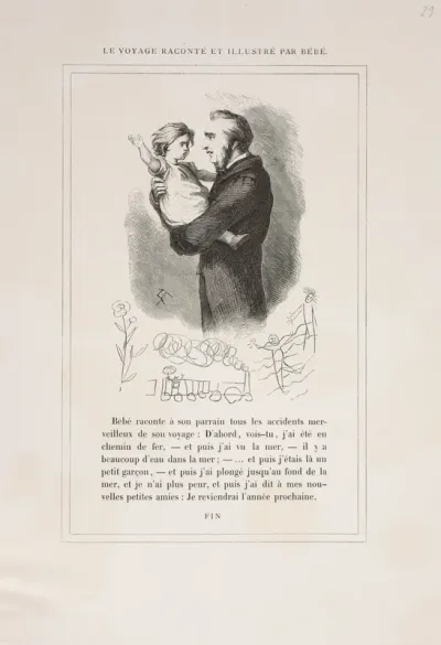 Le voyage raconté et illustré par Bébé