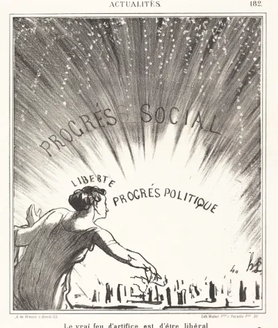 Le vrai feu d'artifice est d'être libéral