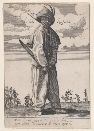 Le Zani ou Scapin, from "Les Trois Pantalons pièces appélees Les Trois Acteurs" (The Three Pants also called the Three Actors)