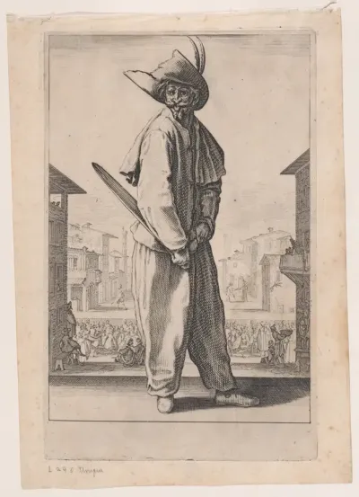 Le Zani ou Scapin, from "Les Trois Pantalons pièces appélees Les Trois Acteurs" (The Three Pants also called the Three Actors)