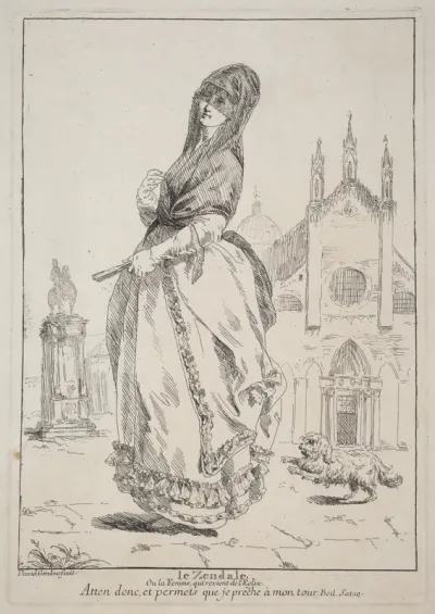 Le Zendale (Woman in a Hood, or the Woman Returning from Church)