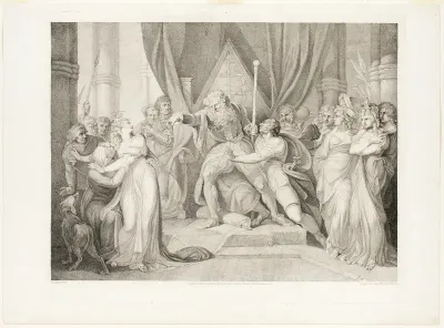 Lear Casting out his Daughter Cordelia