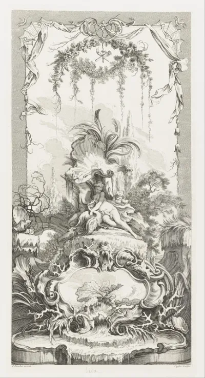 Leda in Nouveaux Morceaux pour des paravents (New Concepts for Screens)