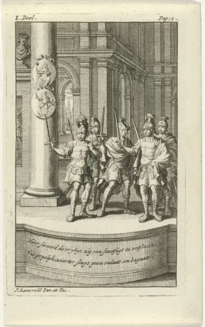 Leden van de senaatspartij zijn vastberaden om Julius Caesar te doden