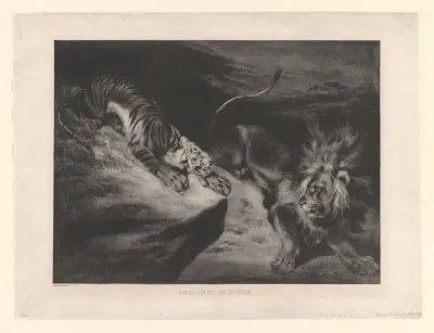 Leeuw en tijger