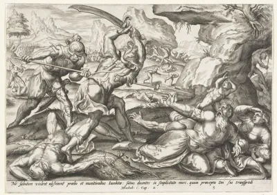Leger van Antiochus Epifanes doodt Israëlieten