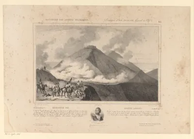 Legerbrigade onder leiding van Rampon verdedigt het Franse legerkamp van Monte-Legino bij Cairo Montenotte