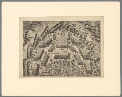 Legerkamp met omwalling