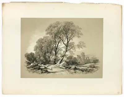 Leicester Castle, from Picturesque Selections