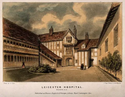 Leicester's Hospital, Warwick: courtyard