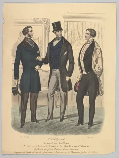 L'Elégant, from "Journal des Tailleurs"