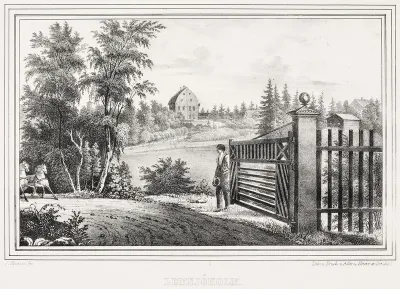 Lempisaari, illustration for Finland Depicted in Drawings, booklets XVIII and XIX