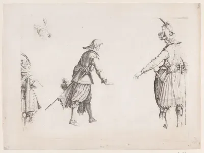 L'Enrolement des Troupes (The Enlistment of the Troupes), from "La Vie de Ferdinand Ier de Médicis série appelée aussi Les Batailles des Médicis" (The Life of Ferdinand I de'Medici also called The Medici Battles)