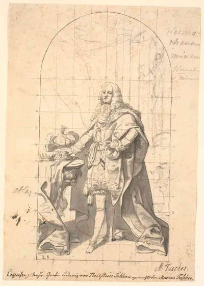 Lensgreve, gehejmeråd J.L. Holstein