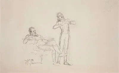 Lensky and Onegin