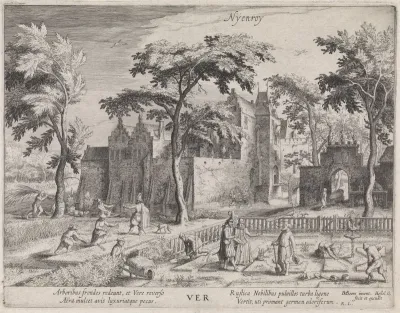 Lente: gezicht op kasteel Nijenrode