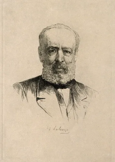 Léon Labbé. Etching by A. de Lalauze, 1891