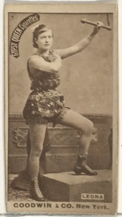 Leona, from the Actors and Actresses series (N171) for Gypsy Queen Cigarettes