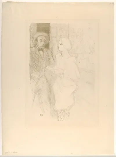 Léonie Yahne and Henry Mayer, in L'Age Difficile