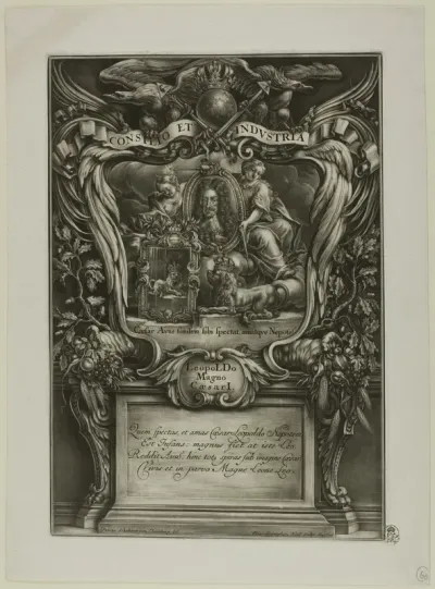 Leopoldo Magno, Caesar I, from Triumphus Novem Saeculorum Imperii Romano Germanici Leopoldo Magno