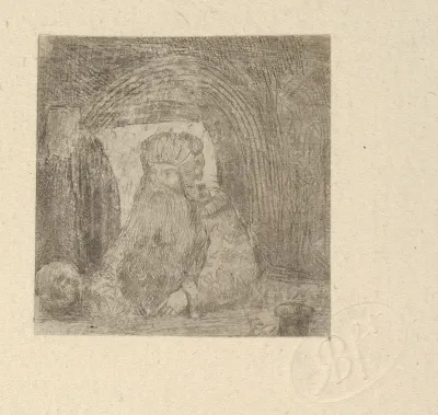 L'Ermite à la Tête de Mort (The Hermit with Skull)