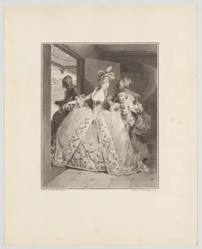 Les Adieux (The Farewells), from Le Monument du Costume