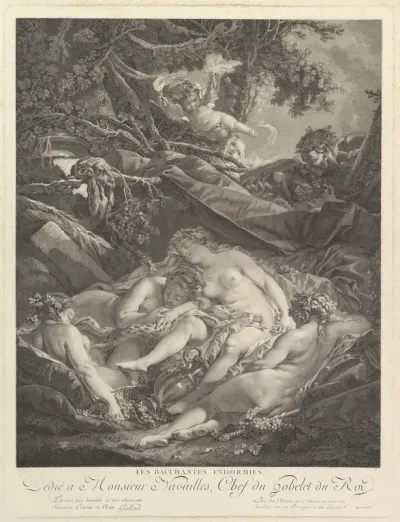 Les Bacchantes Endormies (The Sleeping Bacchantes)