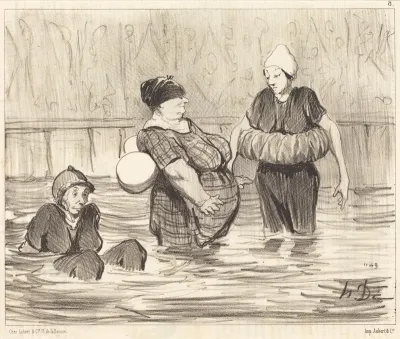 Les Baigneuses prudentes