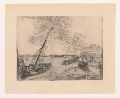 Les barques echouées