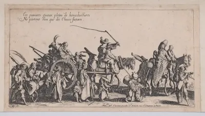 Les Bohémiens en Marche: L'Arrière-Garde, pièce aussi appelée Le Départ (The Gypsies Travelling: The Rear Guard, also called The Departure), from "Le Bohémiens..."