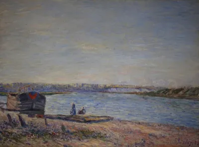 Les Côteaux de Veneux, vus de Saint Mammès