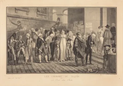 Les Courses du Matin, ou la Porte d'un Riche