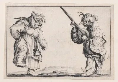Les Danseurs Au Luth (The Dancers with a Lute), from Les Caprices Series A, The Florence Set