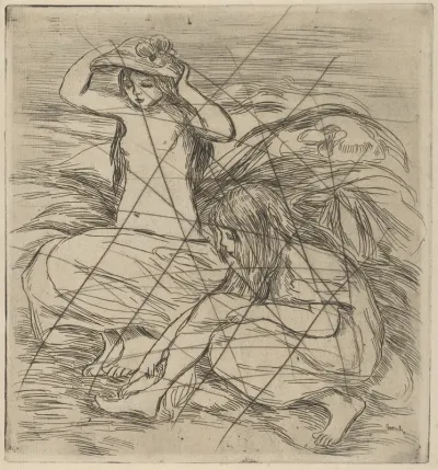 Les Deux Baigneuses (Cancelled impression)