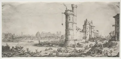 Les deux grandes vues de Paris:  Vue du Pont Neuf