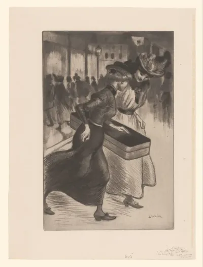 Les deux trottins