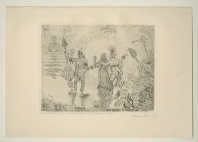 Les Diables Dzitts et Hihahox menant le Christ aux enfers