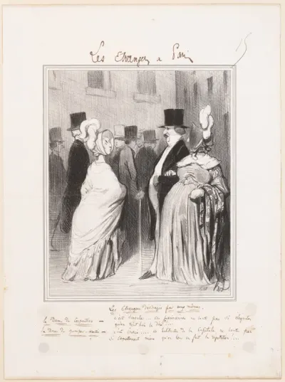 Les Etrangers dévisagés par eux mêmes, from "Les Étrangers à Paris"